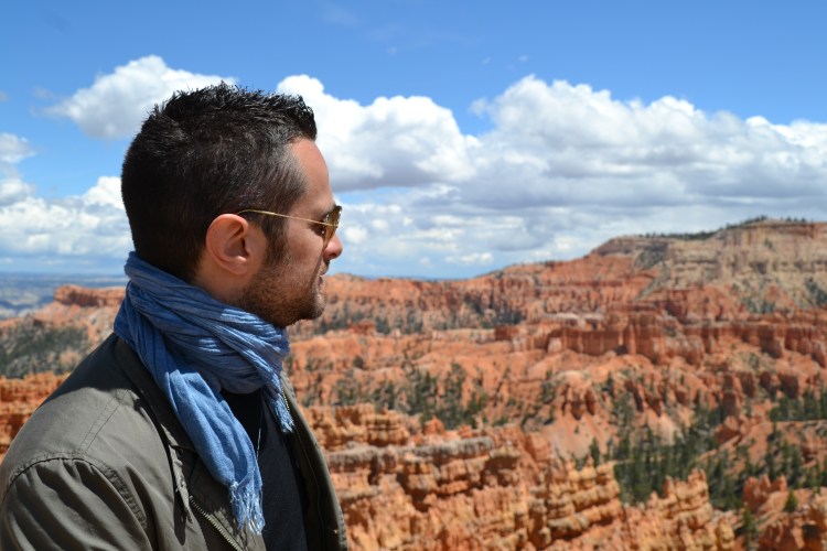 Fabio affacciato sul Bryce