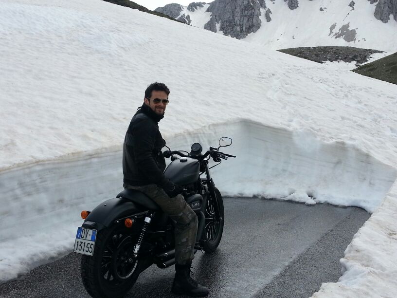 Iron883 sul monte terminillo